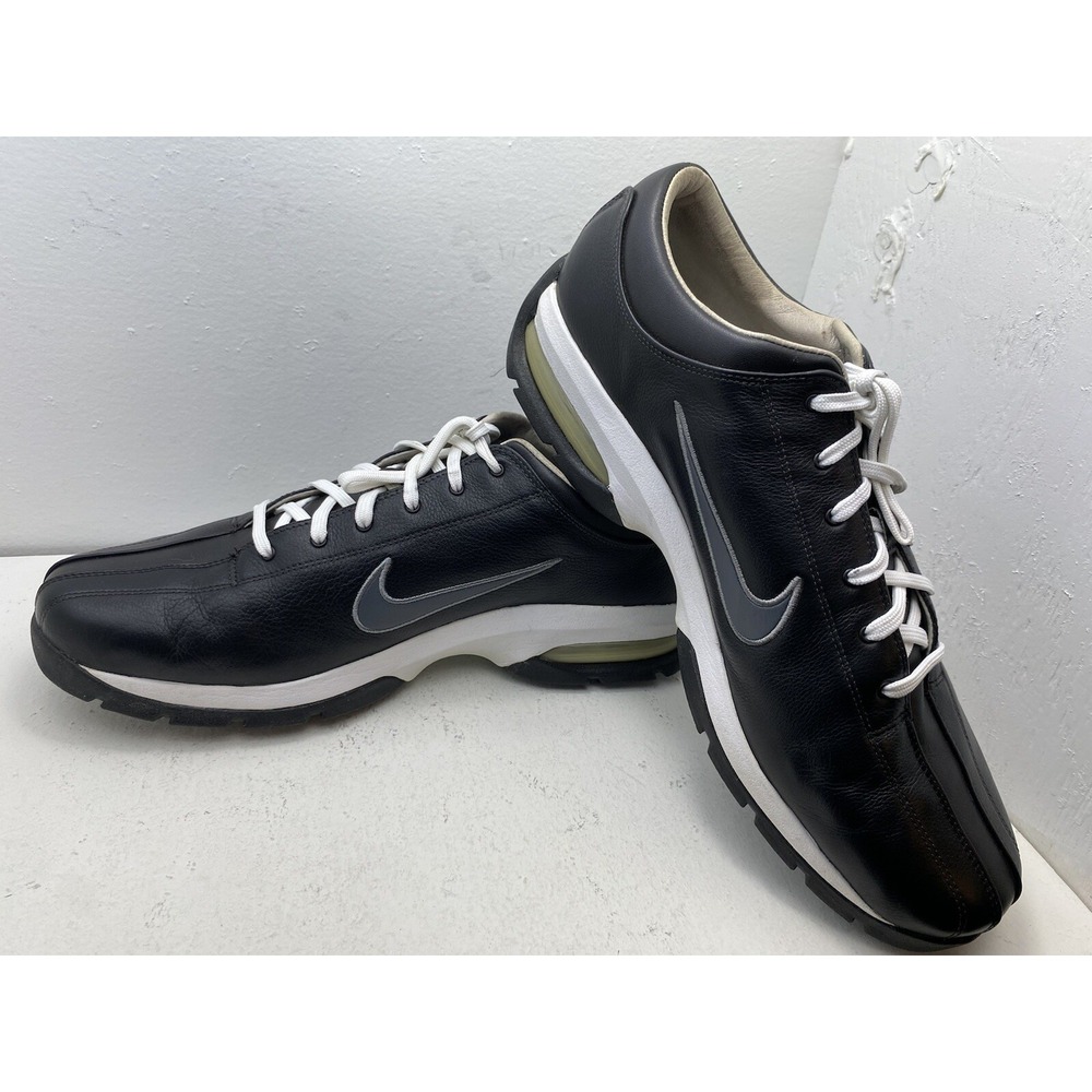 Nike Golf SP-5 Mens Sport Performance Black White Golf Shoes 10.5 307414
